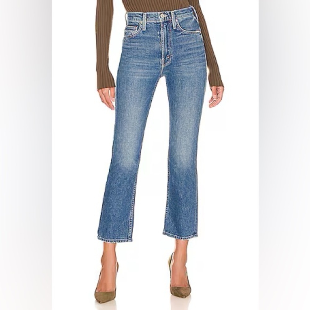 MOTHER High Waisted Rider Ankle Running With Scissors Size 24